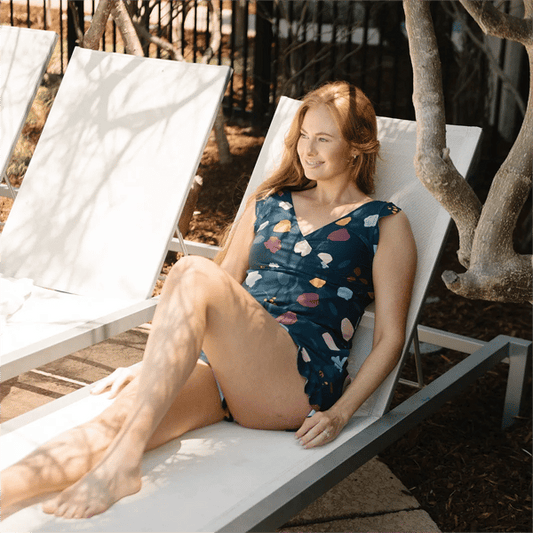 🔥Urlaubsverkauf 50% RABATT🎁Schwimm-Romper mit integriertem BH & Shorts mit Taschen👙