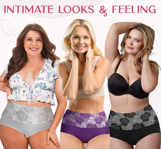 ✨Kaufen 1 bekommen 3🔥Nahtlose Höschen mit hoher Taille und antibakterieller Bauchkontrolle