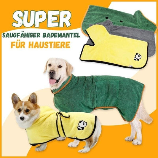 🌞Sommerverkauf 55% Rabatt🐕 Super Saugfähiger Bademantel für Haustiere