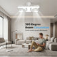 💥Letzter Tag Sonderangebot: 49 % Rabatt✨Deckenventilator mit Doppelkopf und LED-Licht – modernes Design mit Fernbedienung für Wohnzimmer & Schlafzimmer