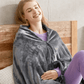 🔥Weihnachts-Sale: 50 % Rabatt ❄️Tragbarer USB-beheizter Shawl, weiche Reißverschluss-Heizdecke, elektrischer Wärmeumhang für den Winter