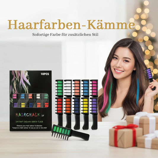 🎅Weihnachtsverkauf 50% Rabatt🔥Festliche Spaß-Haarfarben-Kämme