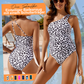 💖Letzter Tag Sonderpreis: €15,99!!💖Damen Einteiliger Badeanzug mit Cut-Out und einem Schulterträger👙