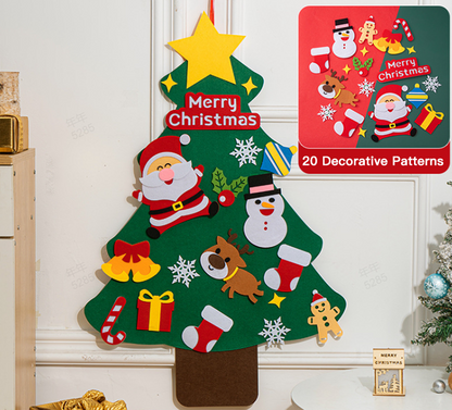 🎄Weihnachtsaktion - 50 % Rabatt🎁DIY-Filz-Weihnachtsbaum-Set