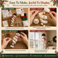 ☃️❄️ DIY-Set für ein gehäkeltes Schneemann-Spiralornament 🧶🎄✨