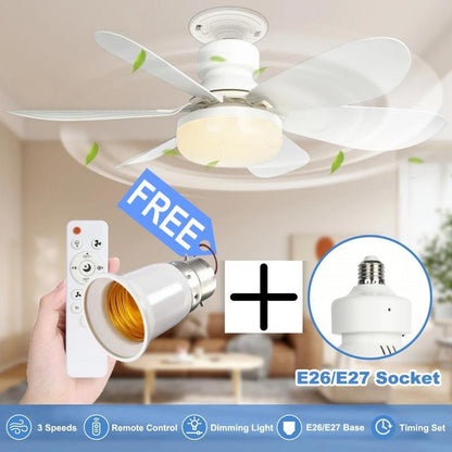 🔥Kostenloser Versand & 50 % Rabatt🔥🍃 Intelligenter Deckenventilator mit Licht, RGB-Beleuchtung und Bluetooth-Lautsprecher♨️❄️