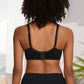 ⏳WÖCHENTLICHE MARKENAKTION 70% RABATT!🖤 Damen‑Meerjungfrau‑Schuppen Spitzen‑Minimizer‑BH, Vollschale, breite Seitenbänder, verstellbare Träger