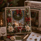 🎁 3D-Weihnachts-Stoff-Kunstset 🎄 Handgefertigtes Stoff-Kunstset 🎅 Vintage-Weihnachts-Handarbeite Decoration, DIY Christmas Craft Kit for Adults & Beginner