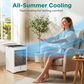 ⏰️Letzter Tag für kostenlosen Versand⌛️🌬️Tragbare, leise 3-in-1-Klimaanlage mit Ventilator✅Direktverkauf ab Werk