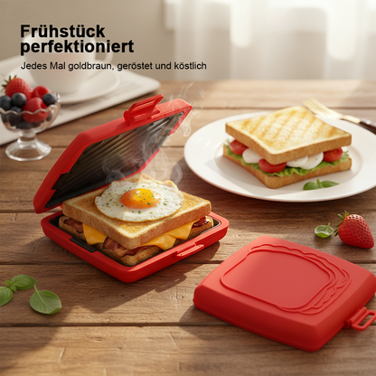 🔥Neu 2026: Nur €19,99 für kurze Zeit!🔥Mikrowellen-Toaster & Sandwichmaker für schnelles Kochen