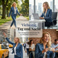 🔥Letzter Tag: 60% Rabatt!⏰👖Damen-Jeansjacke mit Rüschenbesatz und offenem Vorderteil – Leicht und feminin – Vielseitig und schick✨