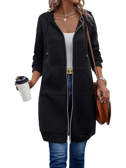 🥳 Diese Woche Sonderpreis €16,99!!🔥Damen Freizeit-Fleece-Hoodies mit Reißverschluss