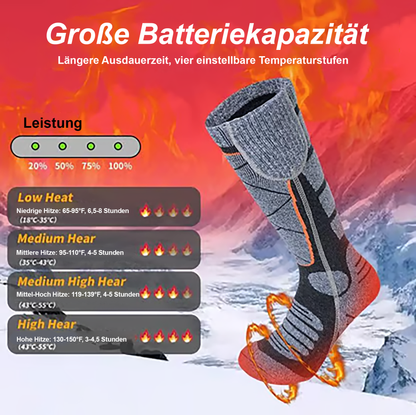 🎁 Black Friday Verkauf 49% Rabatt🎅Waschbare, wiederaufladbare beheizte Socken für Männer & Frauen