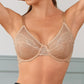 ⏳WÖCHENTLICHE MARKENAKTION 70% RABATT!🖤 Damen‑Meerjungfrau‑Schuppen Spitzen‑Minimizer‑BH, Vollschale, breite Seitenbänder, verstellbare Träger