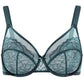 ⏳WÖCHENTLICHE MARKENAKTION 70% RABATT!🖤 Damen‑Meerjungfrau‑Schuppen Spitzen‑Minimizer‑BH, Vollschale, breite Seitenbänder, verstellbare Träger