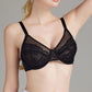 ⏳WÖCHENTLICHE MARKENAKTION 70% RABATT!🖤 Damen‑Meerjungfrau‑Schuppen Spitzen‑Minimizer‑BH, Vollschale, breite Seitenbänder, verstellbare Träger