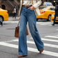 📢📢50%Rabatt!!!🎉🏆 Verkaufsschlager – jetzt halber Preis! Beinverlängernde Wide-Leg Jeans