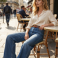 📢📢50%Rabatt!!!🎉🏆 Verkaufsschlager – jetzt halber Preis! Beinverlängernde Wide-Leg Jeans