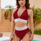 🔥Letzter Tag Spezial Preis €16.99!👙Hoch taillierte Bikini-Sets mit Bauchkontrolle und Farbblockdesign