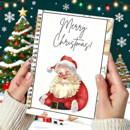 🔥🎁70 % RABATT!!! Bereit für Weihnachten!🎅 DIY Spiralgebundenes Weihnachts-Geschenkkartenhalter Buch, Weihnachts Geschenkkarten Booklet