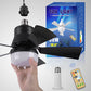 🔥Kostenloser Versand & 50 % Rabatt🔥🍃 Intelligenter Deckenventilator mit Licht, RGB-Beleuchtung und Bluetooth-Lautsprecher♨️❄️