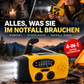 ⏳ Solar-Kurbelradio mit AM/FM-Empfang – 3-LED-Taschenlampe, USB-Notladefunktion und 600-mAh-Akku-Gcom