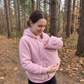 🔥 LETZTER TAG 50 % RABATT 💗 Gemütlicher Fleece-Hoodie zum Babytragen