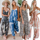 🌸LETZTER TAG ZUM SONDERPREIS!!🌸Damenmode Spaghettiträger-Jumpsuit mit Print
