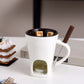 🧆🍫 Keramischer Schokoladenfondue-Becher – Genuss pur, langlebig & nachhaltig ✨ Ideal für gemütliche Abende 🍓 Praktisch & einfach zu reinigen.