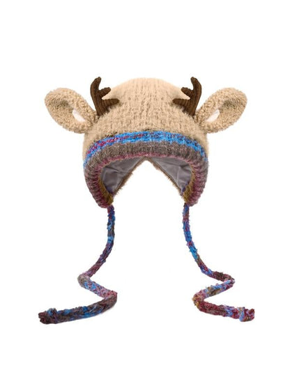 🎁🎄Weihnachtsverkauf 49% Rabatt🦌Originaldesign Festlicher Weihnachtsgeweih-Hut🧶
