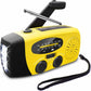 ⏳ Solar-Kurbelradio mit AM/FM-Empfang – 3-LED-Taschenlampe, USB-Notladefunktion und 600-mAh-Akku-Gcom