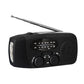 ⏳ Solar-Kurbelradio mit AM/FM-Empfang – 3-LED-Taschenlampe, USB-Notladefunktion und 600-mAh-Akku-Gcom