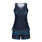 🏖️ Sommer-Sale 60% Rabatt 🏝️🩱Zweiteiliger Tankini– hochtailliert mit Bandeau-Top – perfekt für den Strand👙