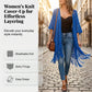 ⏰️Letzter Tag für kostenlosen Versand⌛️😍  Damen Oversize-Häkelcardigan mit Fransen – Leichter Boho-Kimono für Frühling & Sommer 🌸