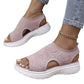 ⏰️Letzter Tag für kostenlosen Versand⌛️Atmungsaktive Plateau-Sandalen aus Strick für Damen