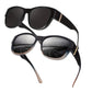 🕶️👓 55% KORTING! Brildragers opgelet: deze oversized zonnebril schuift over je eigen bril en je ziet eruit als een filmster – geen dure clip-on, geen geknipper met lenzen!