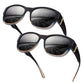🕶️👓 55% KORTING! Brildragers opgelet: deze oversized zonnebril schuift over je eigen bril en je ziet eruit als een filmster – geen dure clip-on, geen geknipper met lenzen!