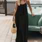 🎁Letzter Tag der Aktion: 49 % Rabatt🔥Damen lässiges rückenfreies Maxikleid mit Spaghettiträgern