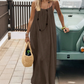 🎁Letzter Tag der Aktion: 49 % Rabatt🔥Damen lässiges rückenfreies Maxikleid mit Spaghettiträgern