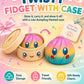 🎁 Heißer Verkauf – 50 % Rabatt 🦜3D-gedruckte Dumpling-Blindbox & Fidget-Spielzeug, Mini-Stressball in Lebensmittel-Optik, Wichtelgeschenk & Partygiveaway