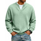 🔥 LETZTER TAG NUR €25,99 👚Strukturierter Waffelstrick-Pullover für Herren