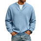 🔥 LETZTER TAG NUR €25,99 👚Strukturierter Waffelstrick-Pullover für Herren