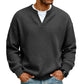🔥 LETZTER TAG NUR €25,99 👚Strukturierter Waffelstrick-Pullover für Herren