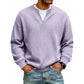 🔥 LETZTER TAG NUR €25,99 👚Strukturierter Waffelstrick-Pullover für Herren