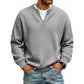🔥 LETZTER TAG NUR €25,99 👚Strukturierter Waffelstrick-Pullover für Herren