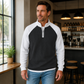 ✨Herren-Waffelstrick-Quarter-Zip-T-Shirt
