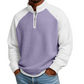 ✨Herren-Waffelstrick-Quarter-Zip-T-Shirt