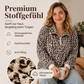 📢🎉50%Rabatt!!!🛍️✨Damen Sweatshirt mit Leopardenmuster & Viertelreißverschluss – Lässig, bequem & immer passend