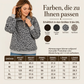 📢🎉50%Rabatt!!!🛍️✨Damen Sweatshirt mit Leopardenmuster & Viertelreißverschluss – Lässig, bequem & immer passend