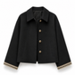 🧥Freizeitmantel für Damen, langärmelig, mit Knopfleiste, für Herbst und Winter